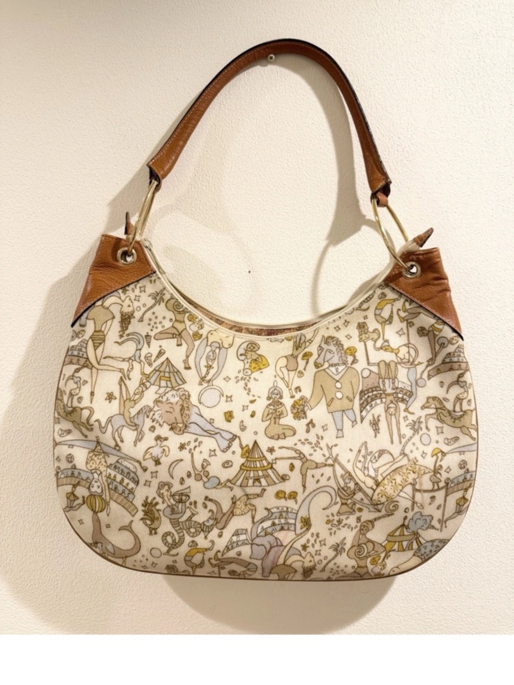 Piero Guidi Magic Circus hobo bag